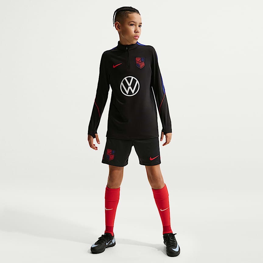Kylian Mbappé Academy Big Kids' Nike Dri-FIT Soccer Short-Sleeve